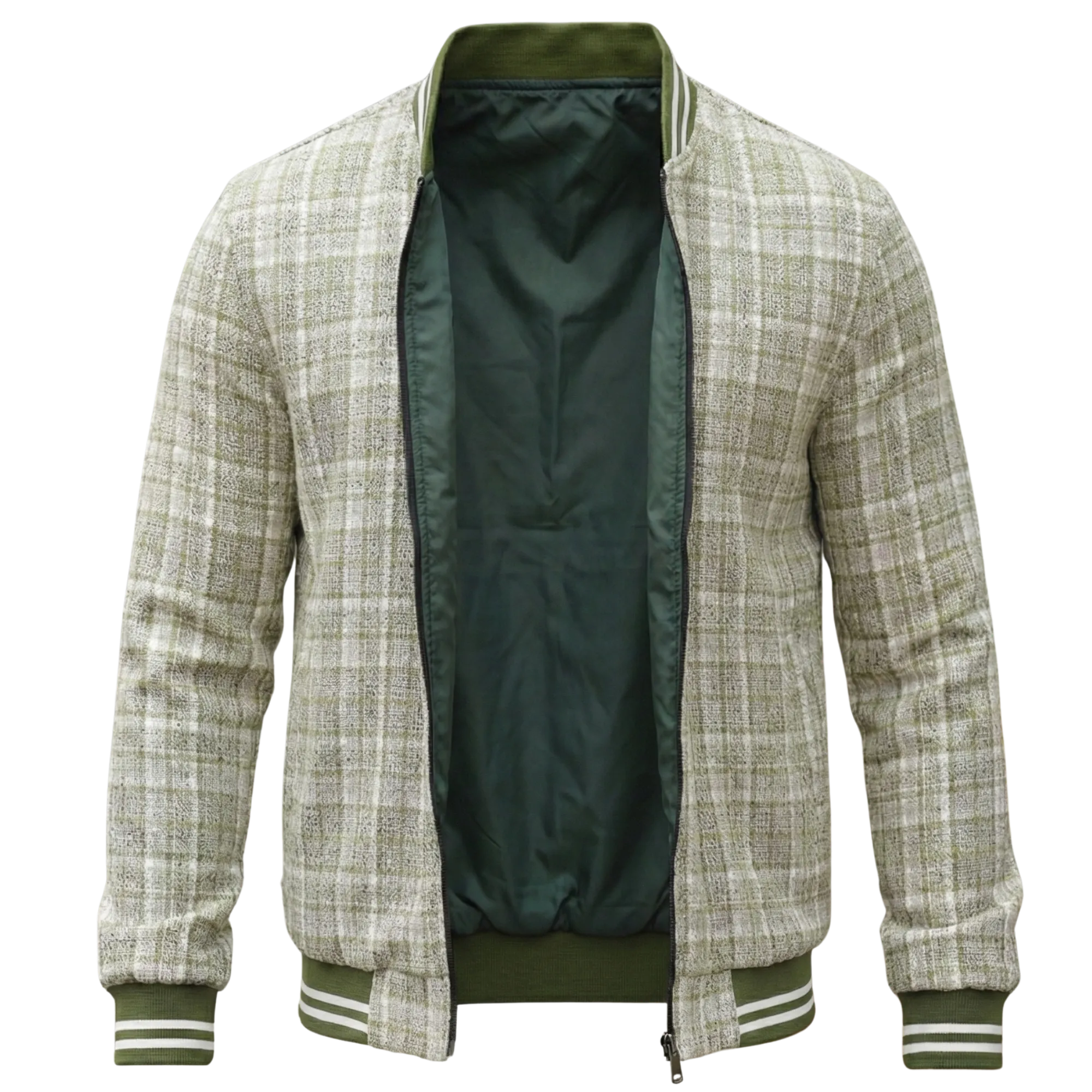 Çift Taraflı Mont Yeşil