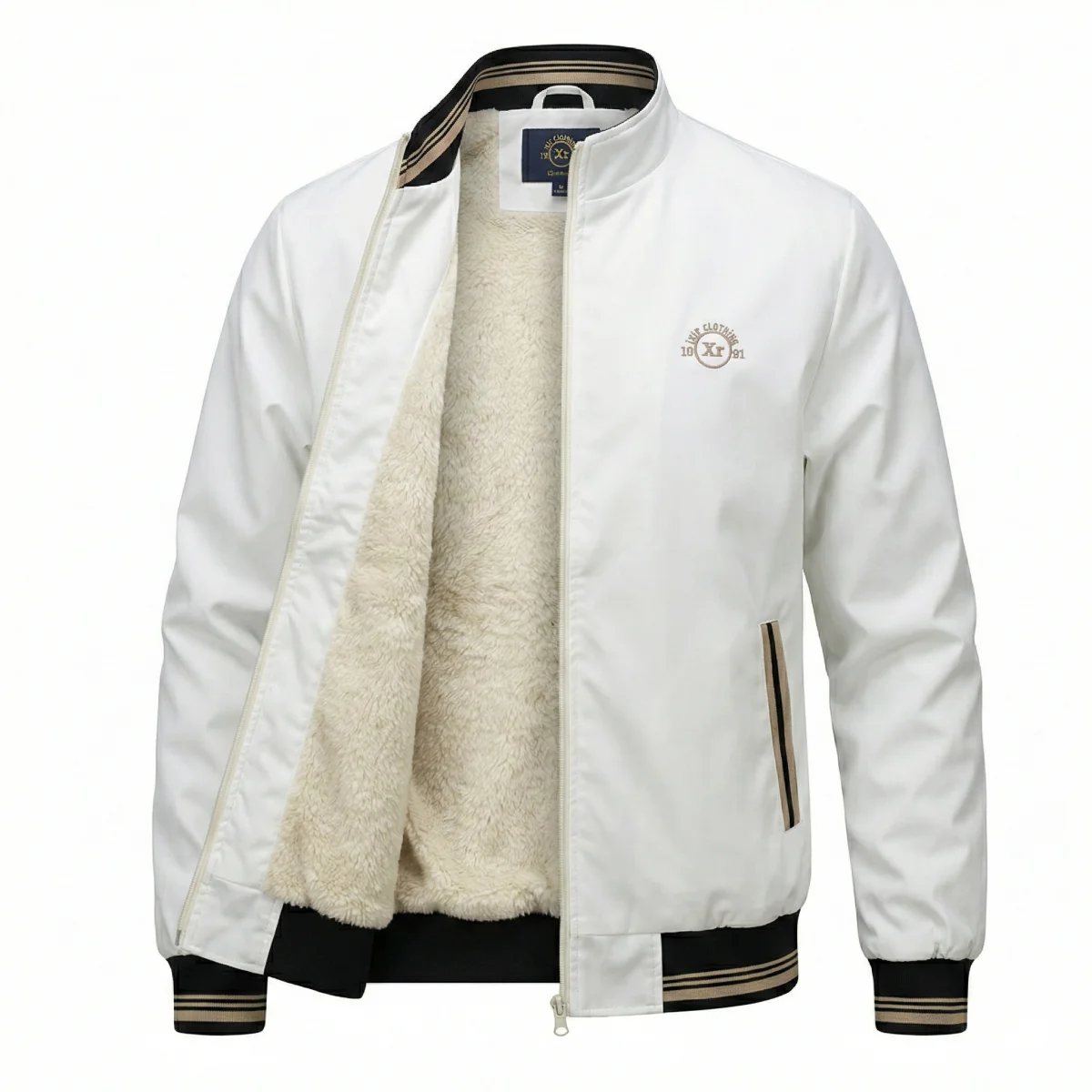 Kürklü Nakış Arma Bej