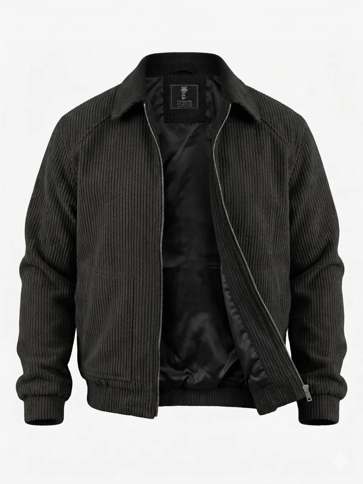 Kadife Oversize Ceket Siyah